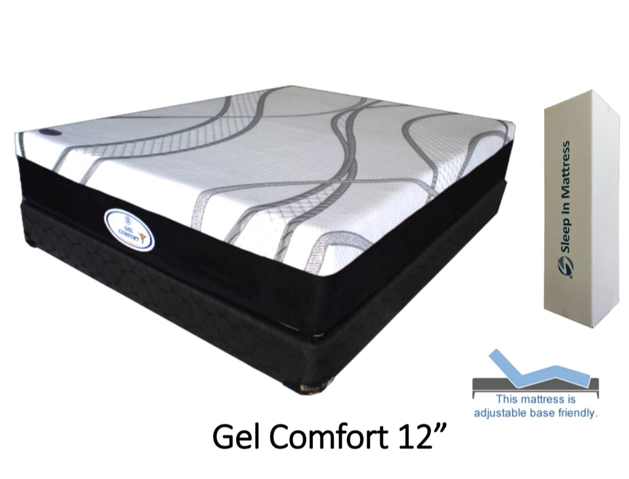 Gel Comfort 12 Inch Mattress