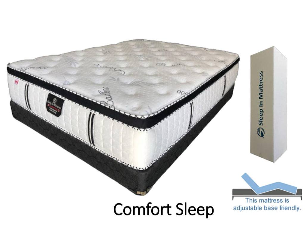 Comfort Sleep Euro Top Mattress - front
