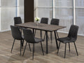 Mariposa dining set with butterfly extension