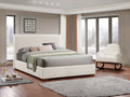 Teddington beige boucle bed