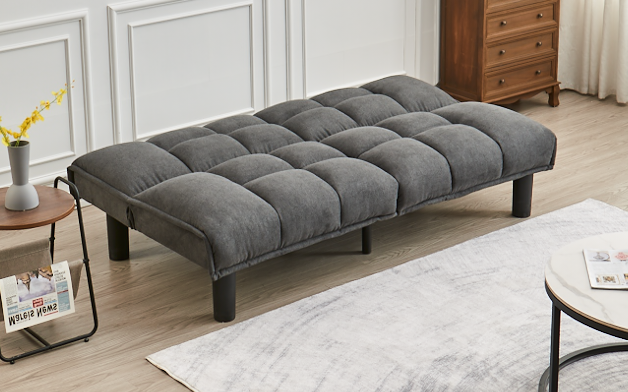 Ontario klik klak sofa bed converted to bed position