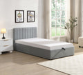 Seneca bed hydraulic lift storage compartment open