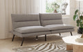 Shuter klik klak sofa bed in soft grey fabric