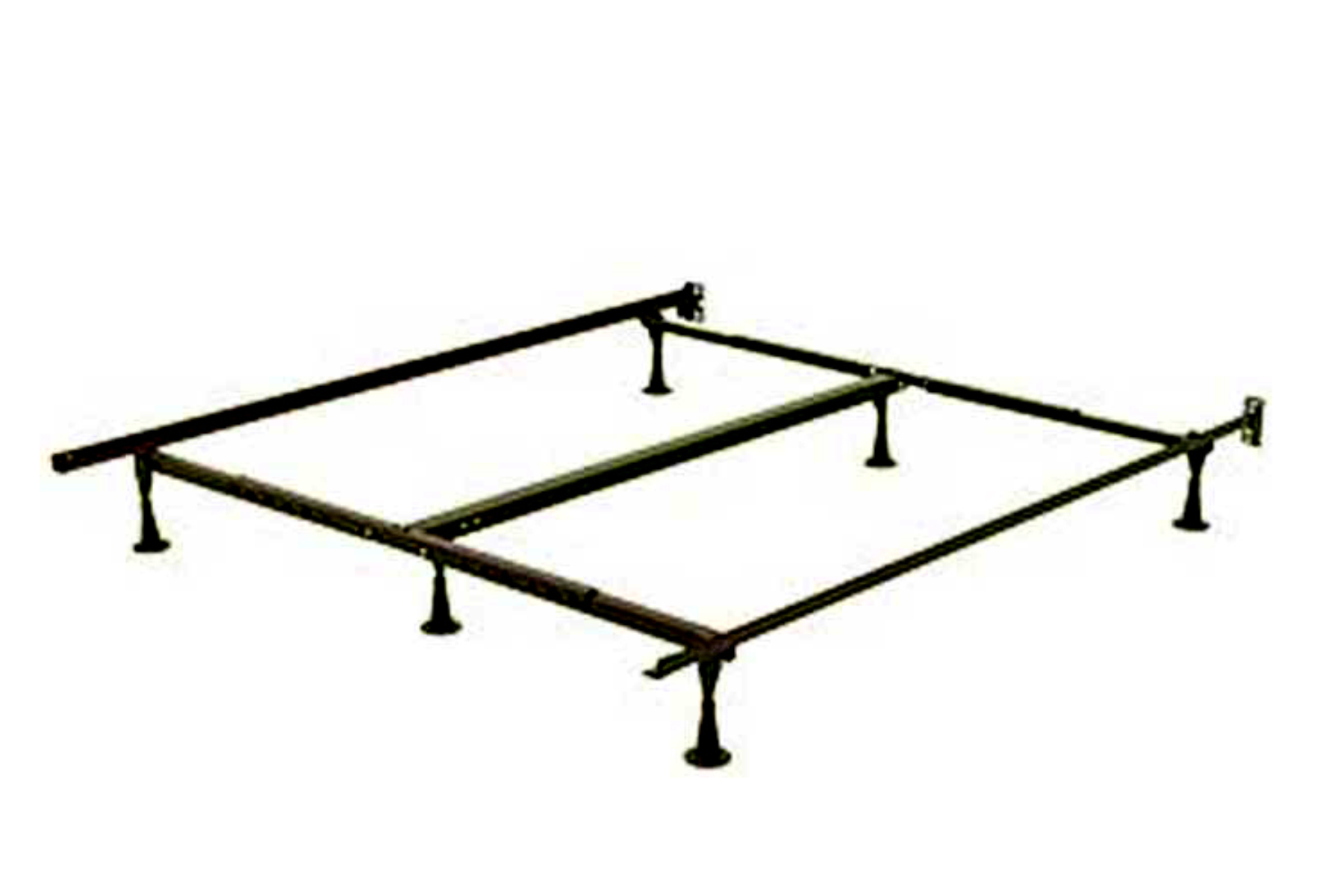 Trenton adjustable bed frame with six floor glides