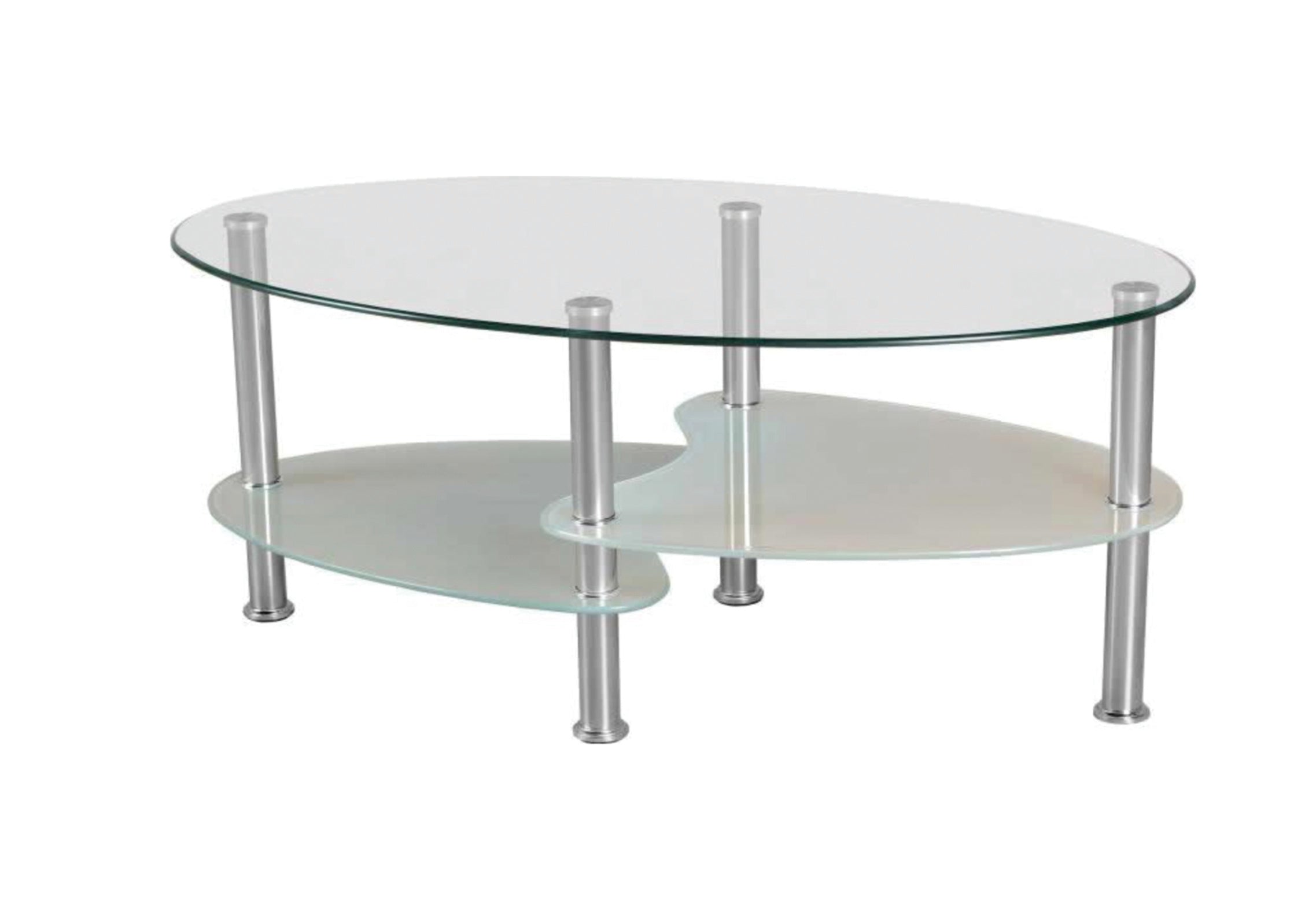 Bathurst frosted glass coffee table