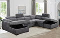 Wolfrey left facing sofa bed sectional