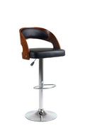 Trinity bentwood-back swivel bar stool
