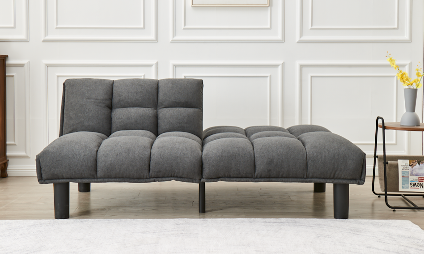 Ontario klik klak sofa bed black legs