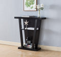 Annette espresso console table