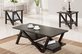 Balmoral espresso 3-piece coffee table set