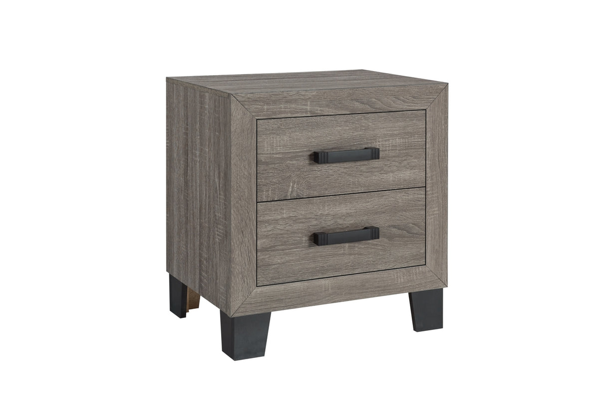 Austin Olivia nightstand in matching taupe finish