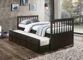Highland captain bed with trundle and storage drawers