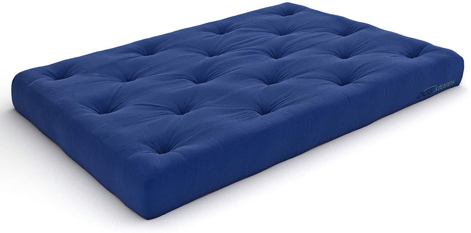 Essential futon mattress shredded foam construction detail