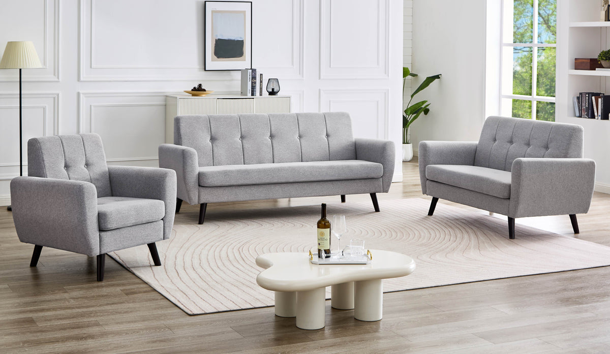 Rosebank three-piece sofa set