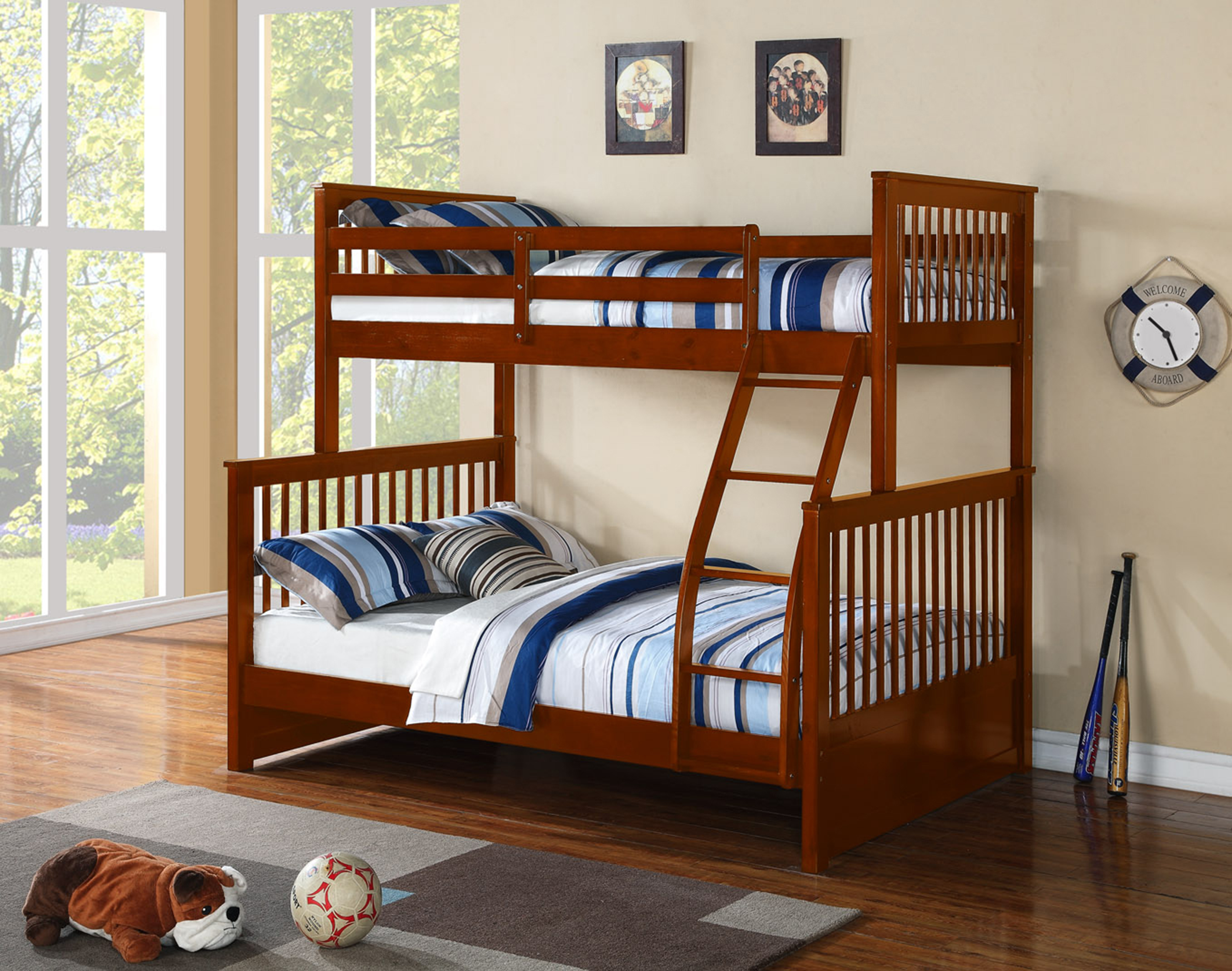 Tobermory mission single over double bunk bed