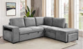 Osborne right facing grey sofa bed sectional