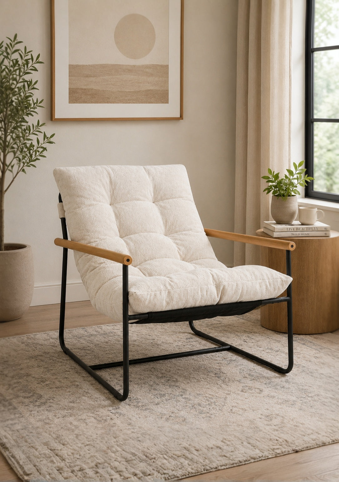 Corley modern accent lounge chair