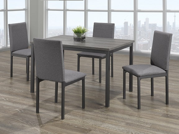 Erindale 5-piece dinette set with table and four chairs