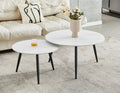 Unionville 2-piece round nesting coffee table set