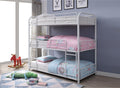 Elora white three-level triple bunk bed