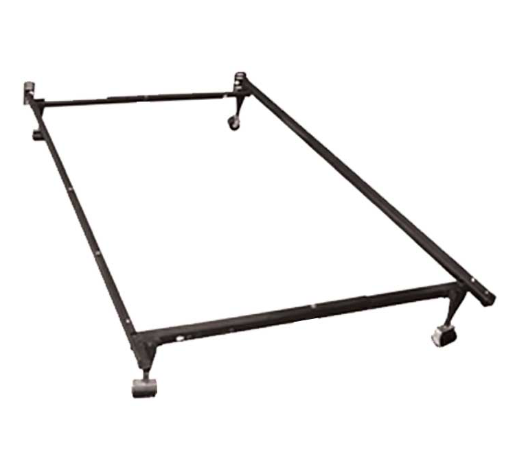Weston twin metal bed frame with sturdy steel rails