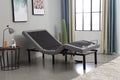 Rexdale deluxe adjustable electric bed base with LED lighting and massage