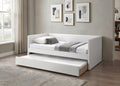 Willowdale beige fabric day bed with trundle