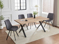 Haliburton 7-piece live-edge wood dining set