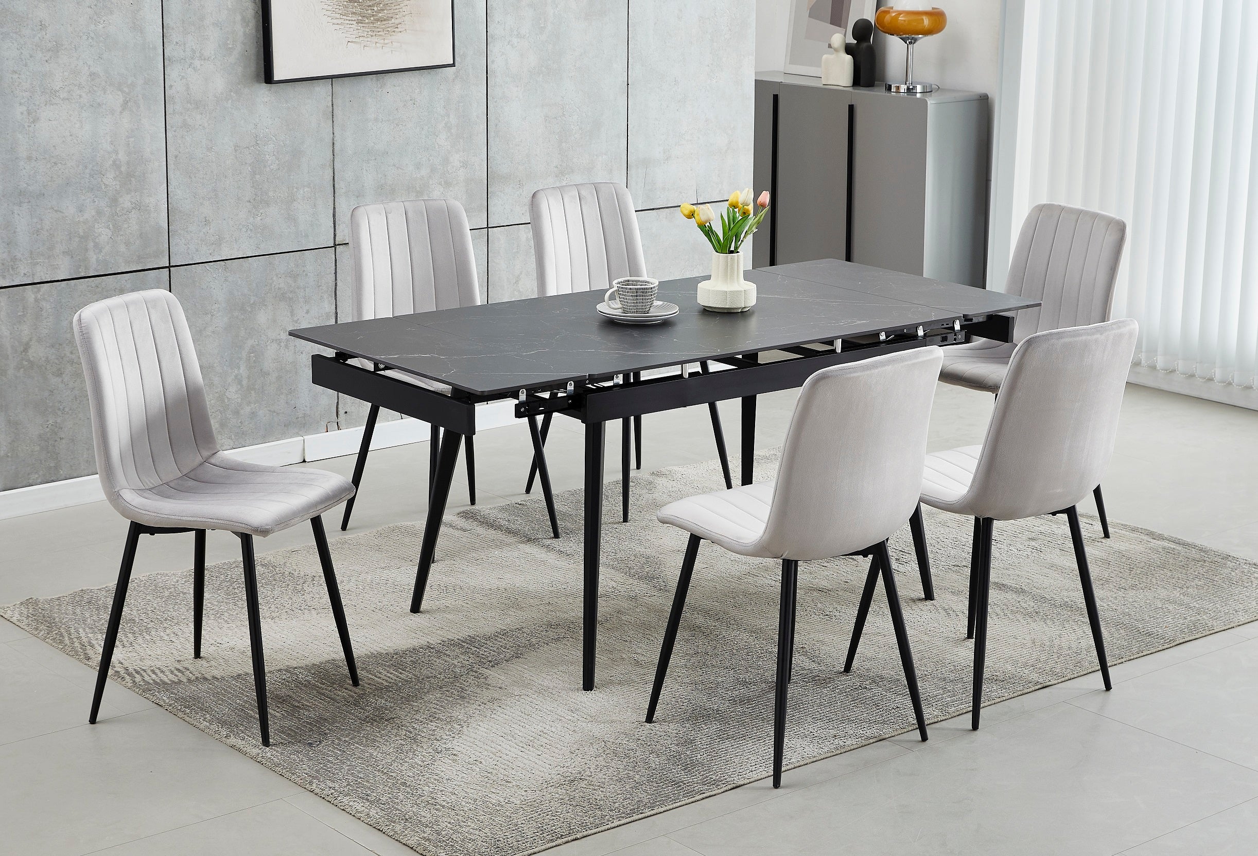 Orangeville 7-piece extension dining set