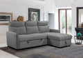 Hammersmith grey sofa bed sectional with reversible chaise