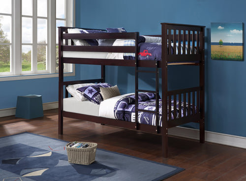 Algonquin mission single over single bunk bed