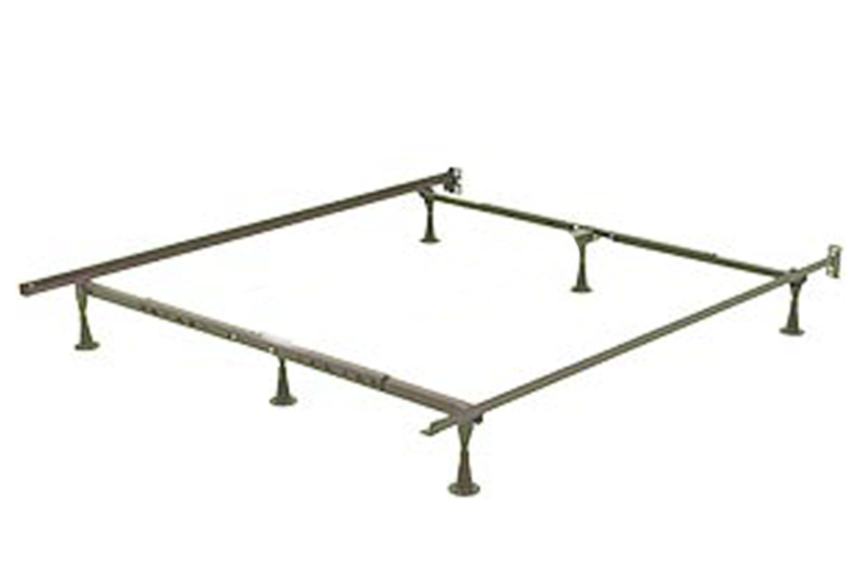 Cobourg adjustable bed frame with six glides