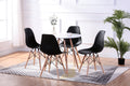 Eiffel 5-piece dinette set with moulded chairs