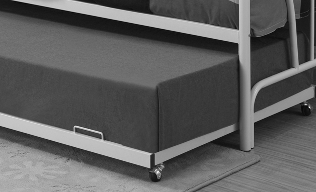 Fernwood white pull-out trundle for single beds