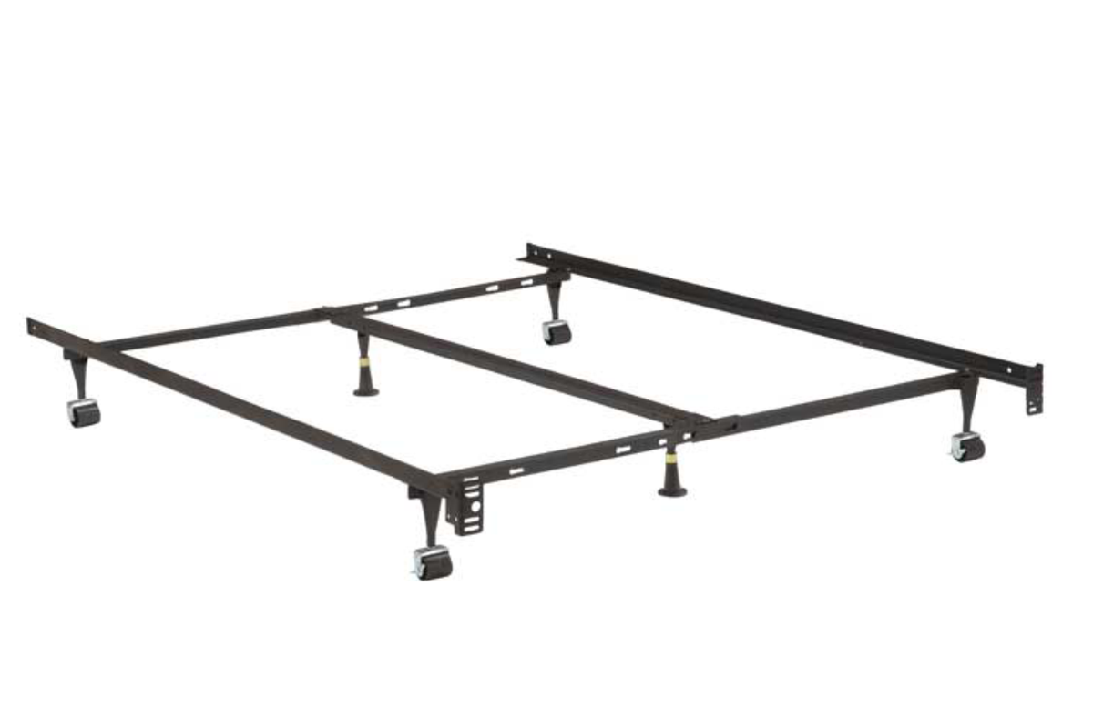 Kingston adjustable metal bed frame for queen and king mattresses