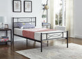 Parkdale black metal bed-in-a-box frame