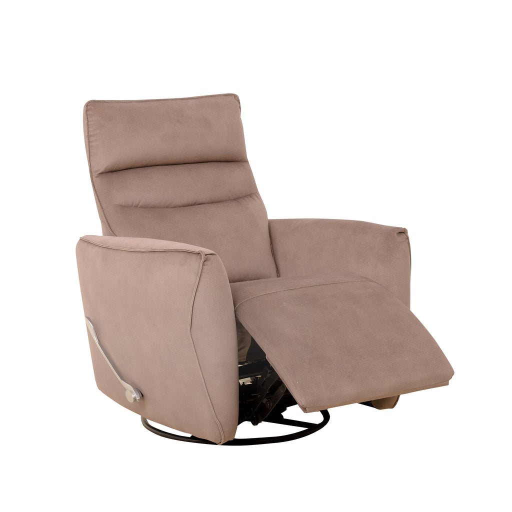 Crawford recliner side pull handle detail
