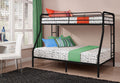 Bronte steel single over double bunk bed