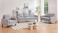 Boxgrove sofa set with modern box-arm design