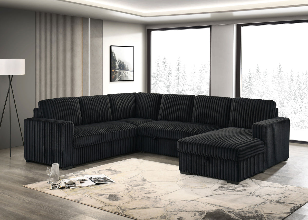 Tiverton left facing sofa bed sectional