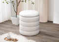 Primrose ivory storage ottoman