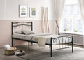 Beaches black metal bed frame